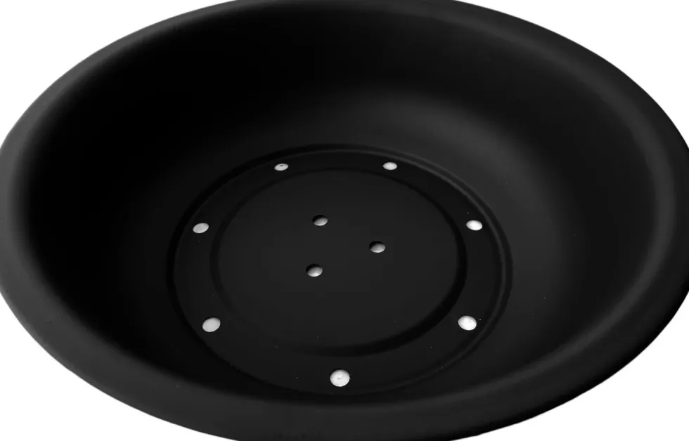 Maison Maison plantenschaal zwart D 35 H 10 cm