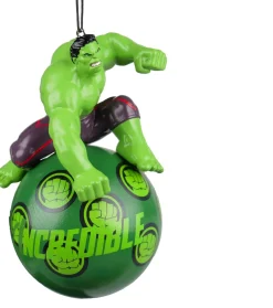 Marvel kerstbal Hulk 3D groen 12 x 7 cm