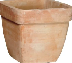 Mega Colections bloempot Whitewash terracotta D 39 H 35 cm