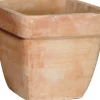 Mega Colections bloempot Whitewash terracotta D 29 H 25 cm