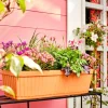 Mega Collections balkonbak Floreira terracotta 59 x 19 x 18 cm
