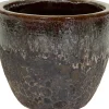 Mega Collections bloempot Antique 2 Tone bruin D 48 H 41 cm