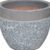 Mega Collections bloempot Antique grijs D 60 H 52 cm