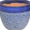 Mega Collections bloempot Antique blauw D 30 H 24 cm