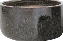 Mega Collections bloempot Bowl bruin D 38 H 20 cm