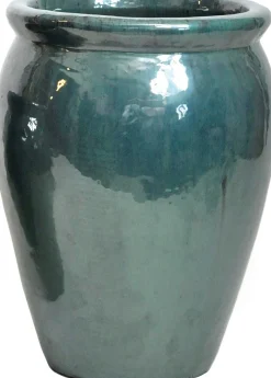 Mega Collections bloempot Delta groen D 38 H 50 cm