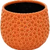 Mega Collections bloempot Drops oranje D 21 H 17 cm