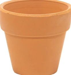 Mega Collections bloempot Sparta bruin D 13,5 H 11,5 cm