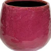 Mega Collections bloempot Suburb donkerroze D 19 H 16,5 cm