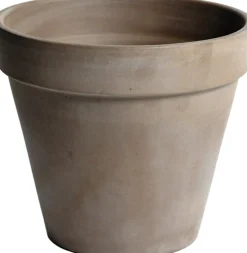 Mega Collections bloempot Vaso bruin D 31,5 H 27,5 cm