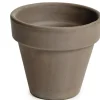 Mega Collections bloempot Vaso bruin D 11 H 10 cm