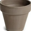 Mega Collections bloempot Vaso bruin D 13,1 H 11,3 cm