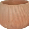 Mega Collections bloempot Whitewash terracotta D 22 H 18 cm