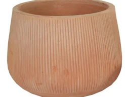 Mega Collections bloempot Whitewash terracotta D 22 H 18 cm