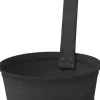 Mega Collections hangpot Vintage zwart D 16 H 35 cm