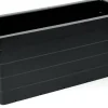 Mega Collections plantenbak zwart 60 x 23 x 26 cm