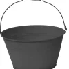 Mega Collections plantenemmer zwart D 27 H 15 cm