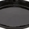 Mega Collections plantenschotel Glazed zwart D 23 H 3 cm