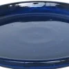 Mega Collections plantenschotel Glazed blauw D 45 H 5,5 cm