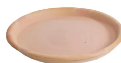Mega Collections plantenschotel Whitewash terracotta D 30 H 3,5 cm