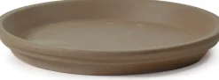 Mega Collections plantenschotel Mokka bruin D 21 H 3 cm