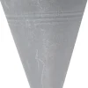 Mega Collections zink hangpot D 20 cm grijs