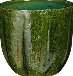 Mica Decorations bloempot Afredo groen D 23 H 21 cm
