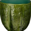 Mica Decorations bloempot Afredo groen D 19 H 17 cm