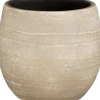 Mica Decorations bloempot Alentejo beige D 19 H 17 cm