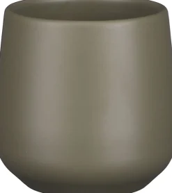 Mica Decorations bloempot Amber groen D 9,5 H 11,5 cm