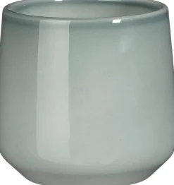 Mica Decorations bloempot Amber grijs D 14 H 13,5 cm