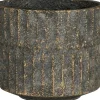Mica Decorations bloempot Apiro zwart D 17,5 H 15 cm