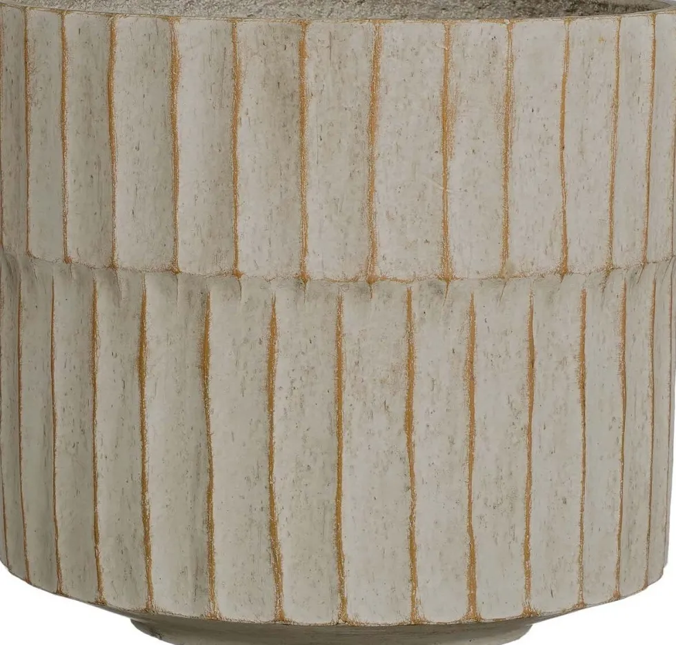Mica Decorations bloempot Apiro crème D 22,5, H 21 cm