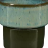 Mica Decorations bloempot Aster groen D 17 H 15 cm