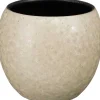 Mica Decorations bloempot Bent grijs D 17 H 16 cm