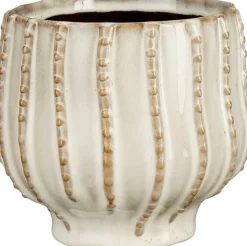 Mica Decorations bloempot Cathy wit D 14,5 H 13,5 cm