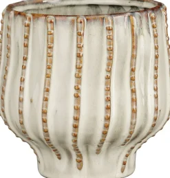 Mica Decorations bloempot Cathy wit D 16 H 14,5 cm
