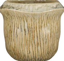 Mica Decorations bloempot Catona beige D 22 H 19 cm
