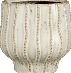 Mica Decorations bloempot Cathy wit D 22 H 22 cm
