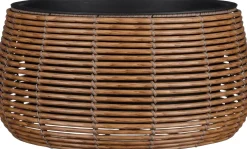 Mica Decorations bloempot Cesena bruin D 48 H 24 cm