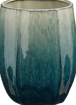 Mica Decorations bloempot Corsica kleurverloop blauw D 44 H 55 cm