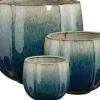 Mica Decorations bloempot Corsica blauw D 21 H 19 cm