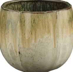 Mica Decorations bloempot Corsica crème D 29 H 26 cm