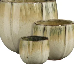 Mica Decorations bloempot Corsica crème D 29 H 26 cm