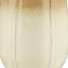 Mica Decorations bloempot Corsica kleurverloop crème D 35 H 44 cm