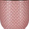Mica Decorations bloempot Daan roze D 19 H 17,5 cm