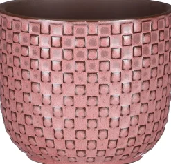 Mica Decorations bloempot Daan roze D 11 H 9 cm