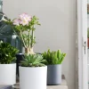 Mica Decorations bloempot Era grijs D 17,5 H 14,5 cm