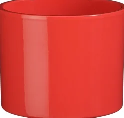 Mica Decorations bloempot Era rood D 17,5 H 14,5 cm