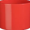 Mica Decorations bloempot Era rood D 13,5 H 12,5 cm